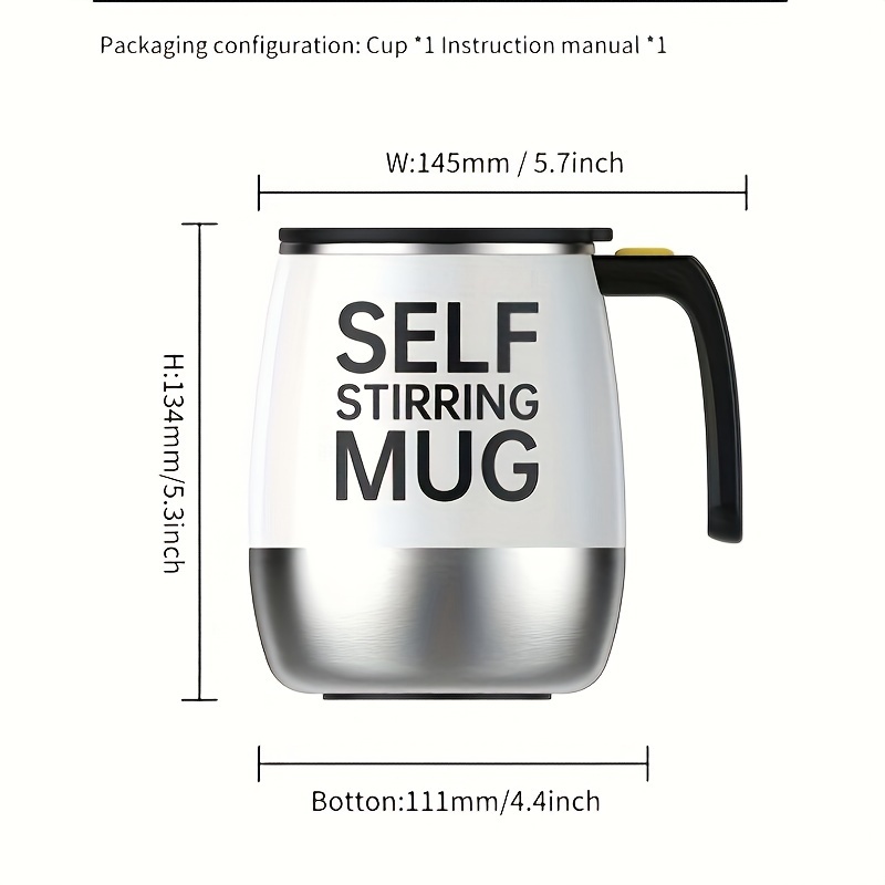 Rechargeable Automatic Stirring Insulated Travel Coffee Mug – Innovation