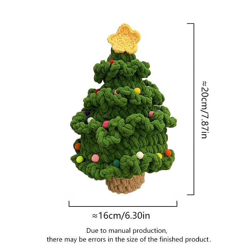 KIT DE CROCHET d'arbre de Noël tricoté à la main pour les débutants pour  les EUR 12,67 - PicClick FR