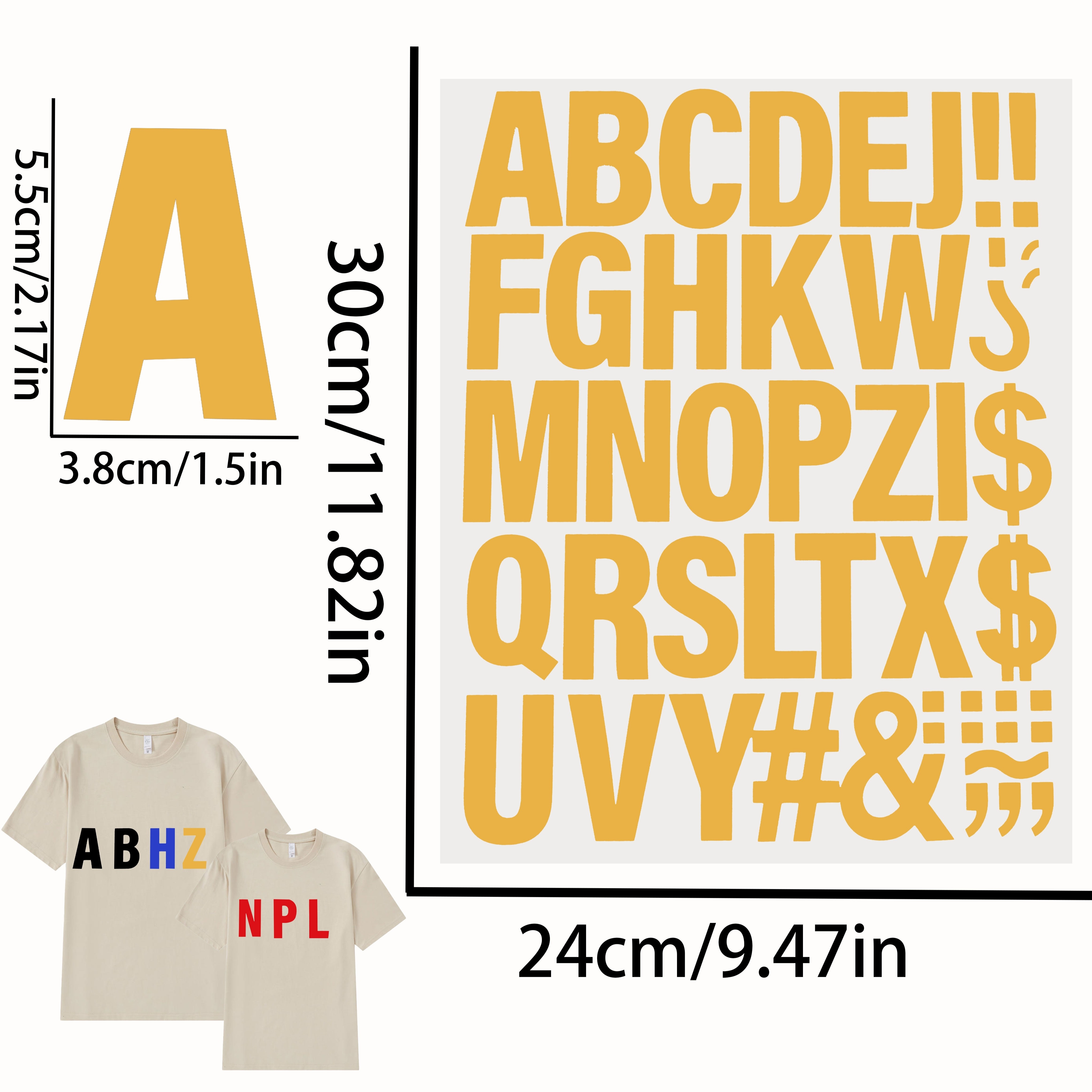 Iron On Letters For Clothing Htv Heat Transfer Vinyl - Temu