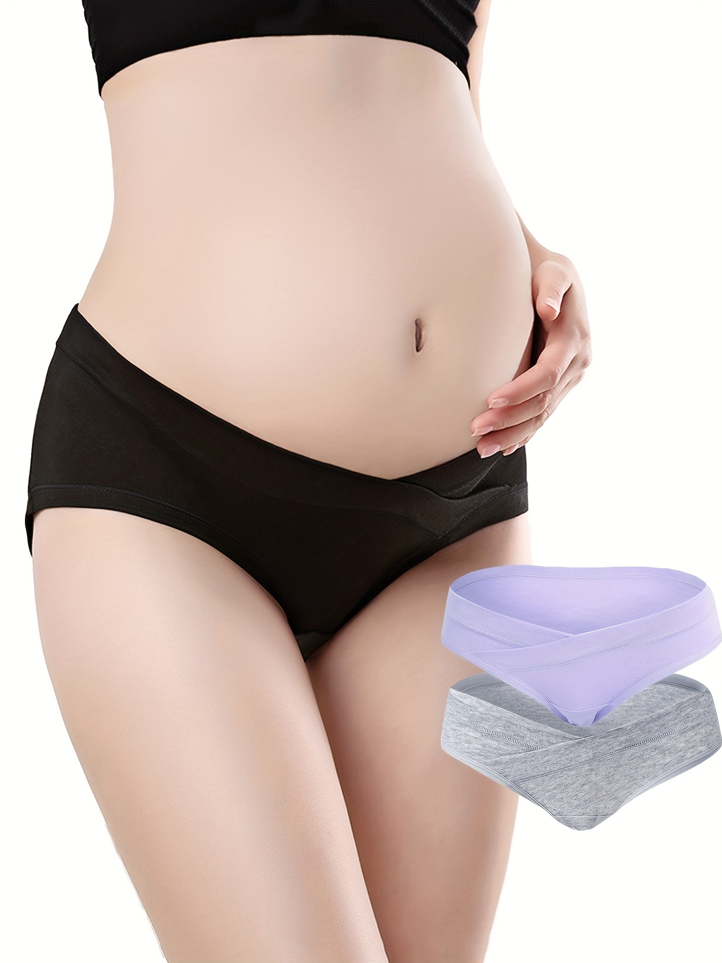 Pregnant Women's Low Waist Seamless Underwear Pregnancy - Temu