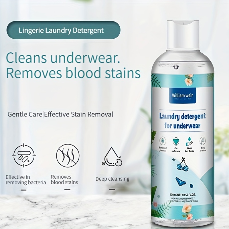 Underwear Detergent Laundry Liquid, Removing Blood Stains And Dirts,  Removing Bad Smell, 300ml : : Health & Personal Care