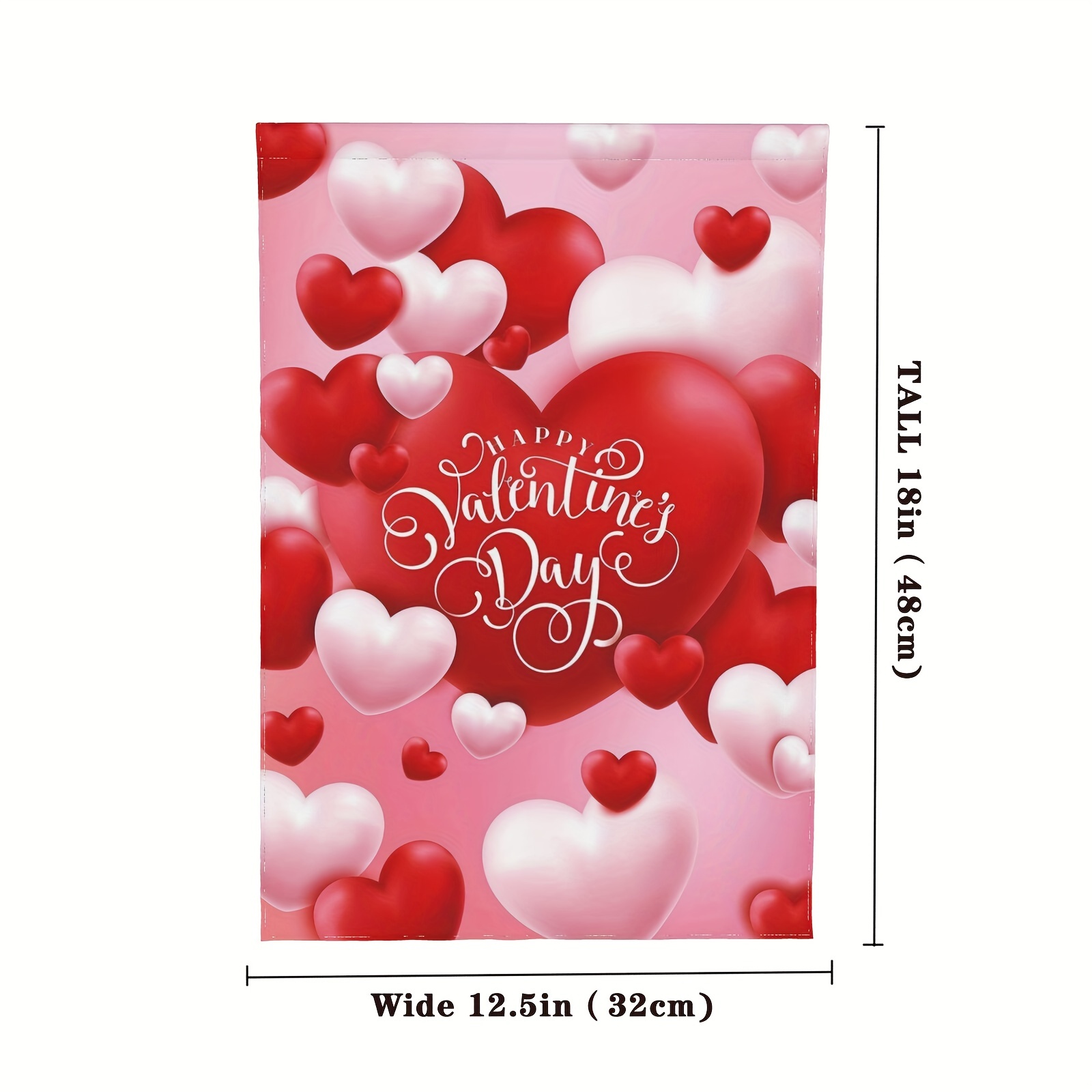 Valentine's Day House Flags, Holiday Flags