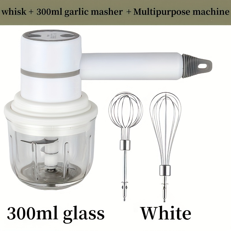 Wireless Food Mixers Portable Electric Garlic Chopper Masher Whisk Egg  Beater Kitchen Handheld Frother Automatic Cream Mixer - AliExpress