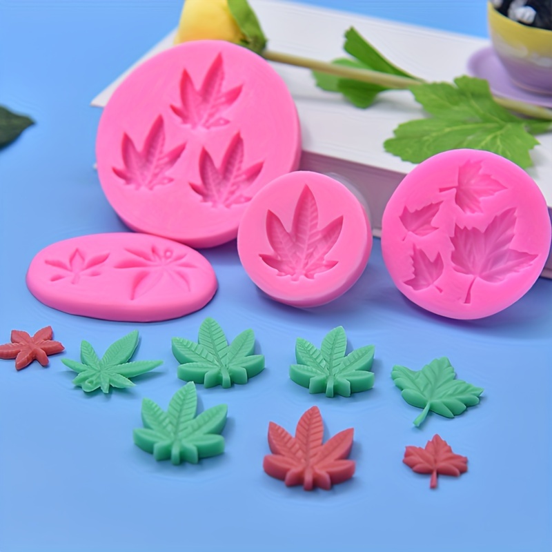 Silicone Four Leaf Clover Molds Round Multifunctional - Temu
