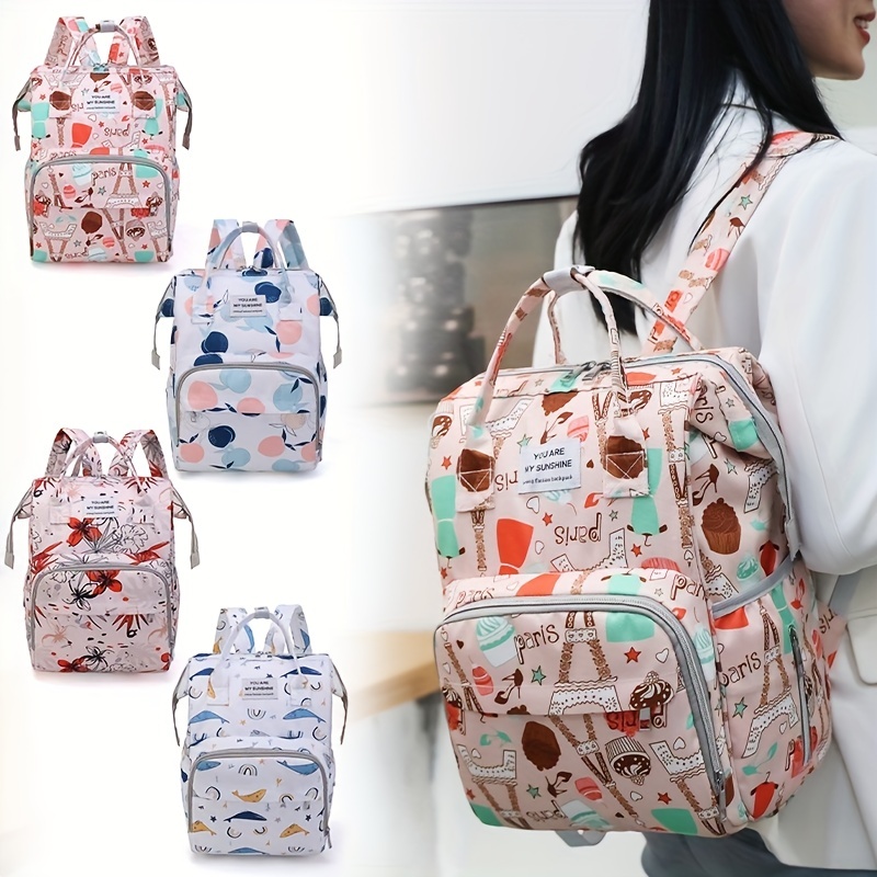 Organizador de mochila multiusos – Para bolsa de pañales, bolsa de mano,  mochila con 6 bolsillos aislados, insertos organizadores de viaje