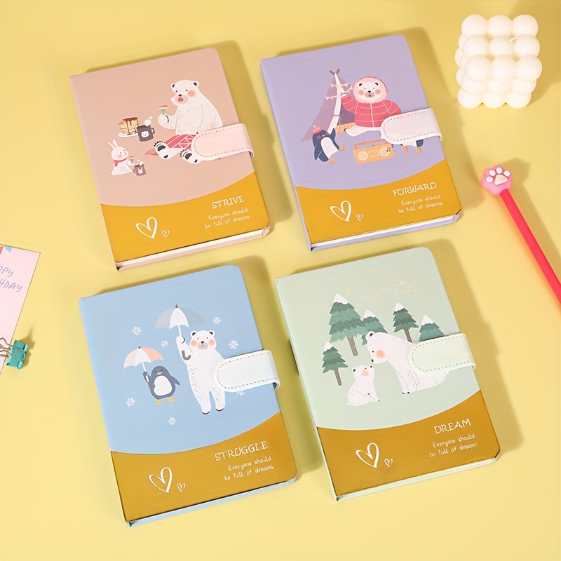Journal Kawaii - Carnet de notes avec pages colorées - Fournitures  scolaires pour enfants : : Fournitures de bureau