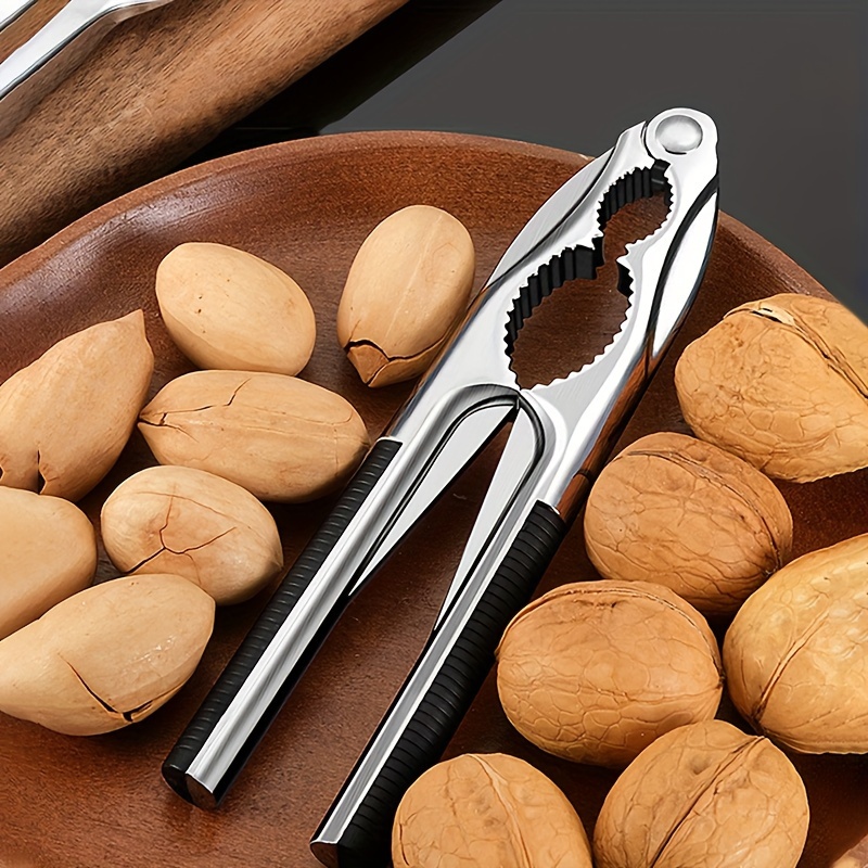 Stainless Steel Chestnut Walnut Pecan Hard Fruit Nut Cracker Opener Cutter  Tools