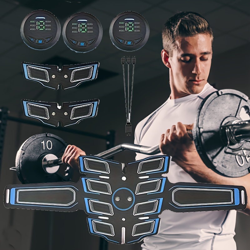 Usb Charging Fitness Abdominal Toning Belt Rechargeable - Temu