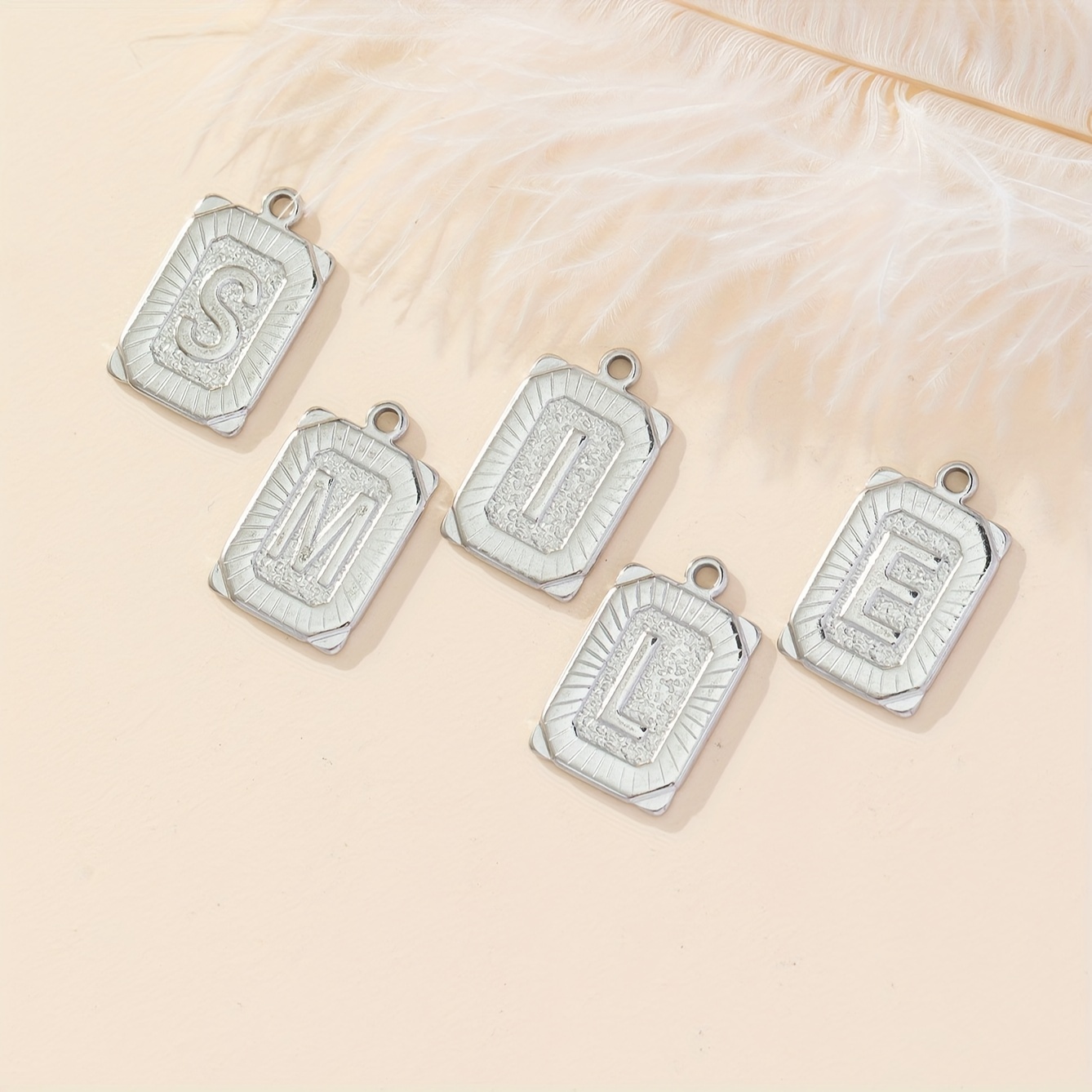 1pc Diy Stainless Steel Letter Pendants Square Tag 26 Letters Charms  Alphabet Pendants Bulk For Diy Jewelry Making Supplies Birthday Gift For  Friends Lovers - Arts, Crafts & Sewing - Temu Norway