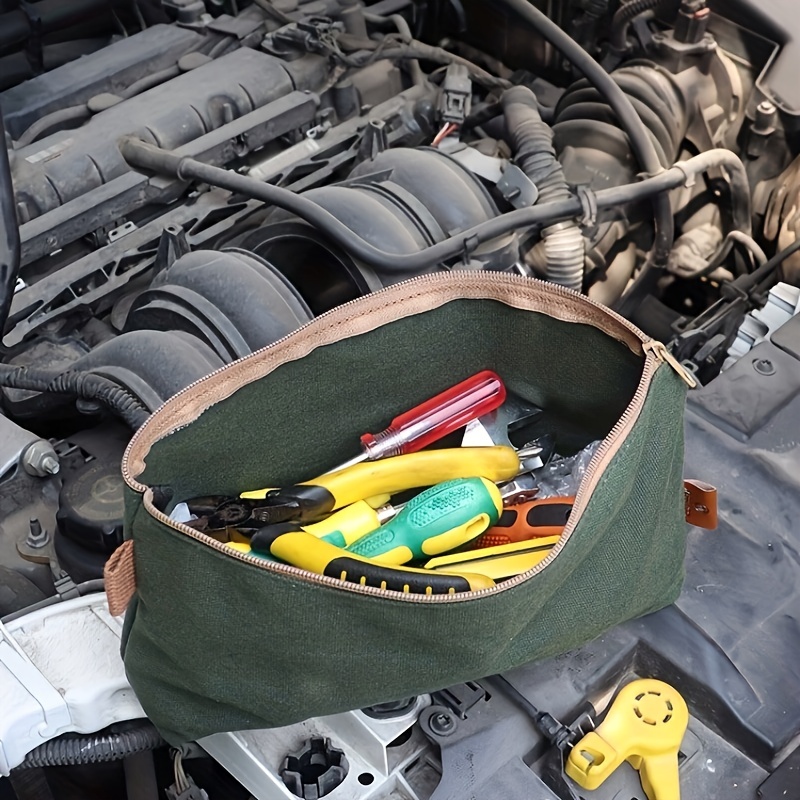 Car Tool Storage Bag / Canvas Portable Electrician - Temu