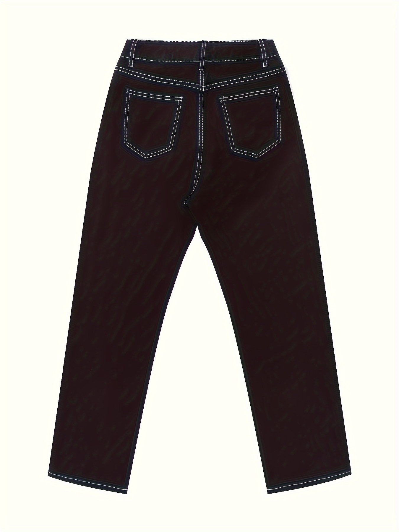 Indigo Denim Baggy Fit Long Pants Loose Fit Jeans Wide Leg Tapered Jeans 3D  Cut Denim Navy Cotton Jeans Baggy Pants -  Denmark