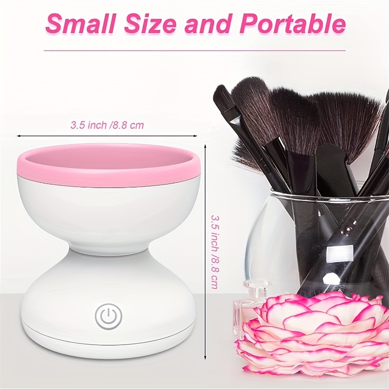 Makeup Brush Cleaner Machine - Electric Makeup Brush Cleaner Tool For All  Size Beauty Makeup Brushes Set Foundation Concealer Contour Brush,oil  Paintbrush( )wash Cleaner Machine Brushes Automatic Spinner Machine,  Portable Usb Powered