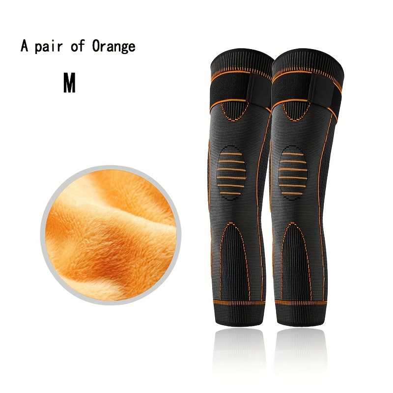 Thickened Wool Lined Knee Warmers Cashmere Knee Pads Support Pads