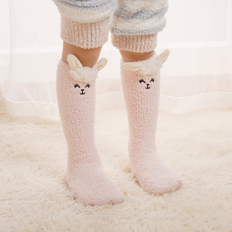  Calcetines de invierno para niños y niñas, con forro