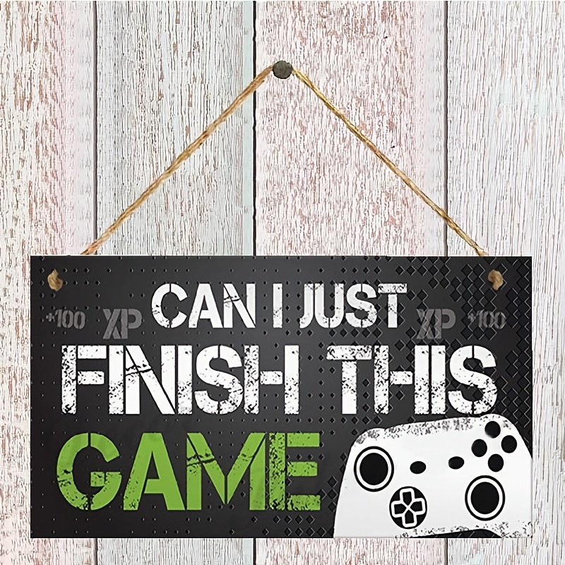 PUIS JE JUSTE FINIR CE JEU Gamer Gaming Chambre Cadeaux - Temu Belgium