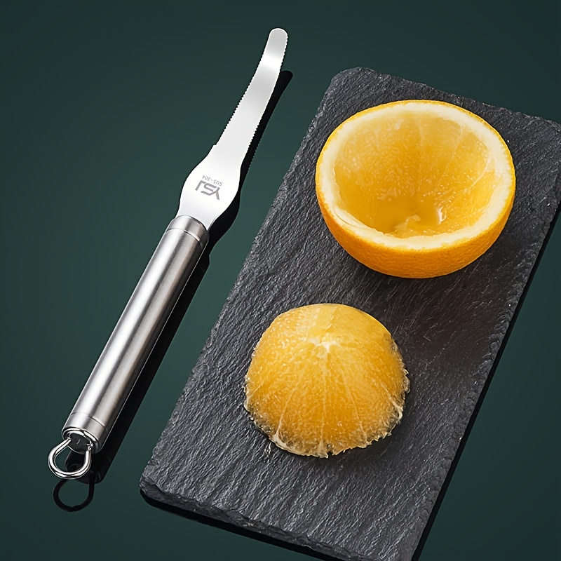 Plastic Orange Citrus Peeler Slicer Lemon Cutter Fruit Skin