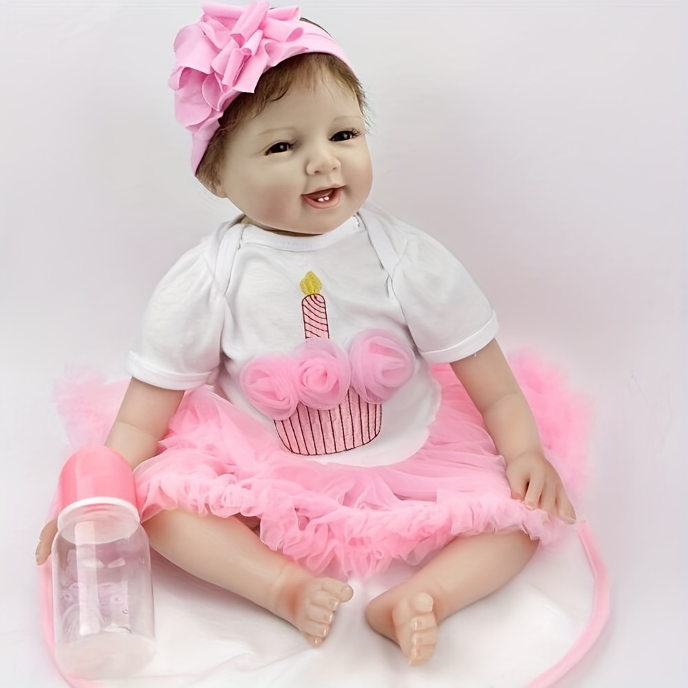 Reborn Dolls Baby Girls Soft Silicone Vinyl Handmade Reborn - Temu