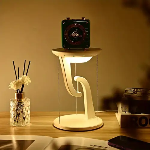 Magnetic Levitation LED Bulb Desk Lamp 360-degree Wireless Auto-rotating  Office Decoration Creative Gifts Floating