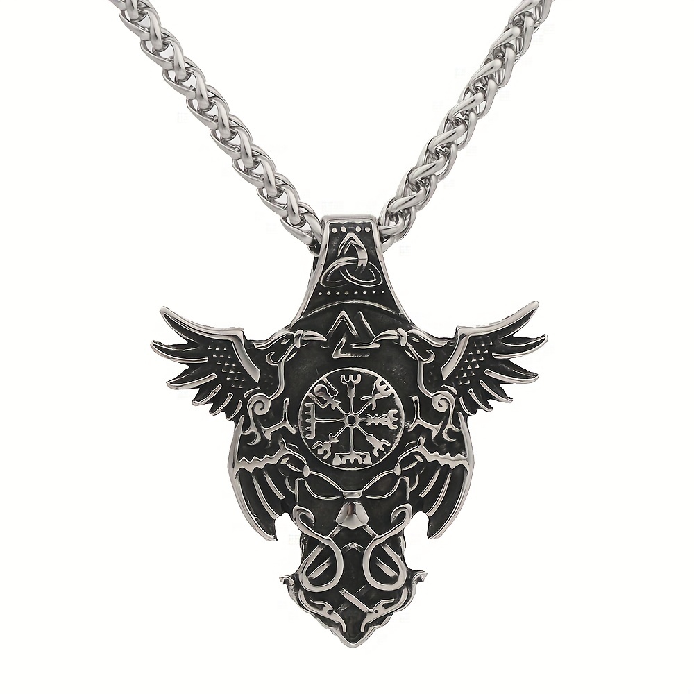 Triquetra and Runes Necklace