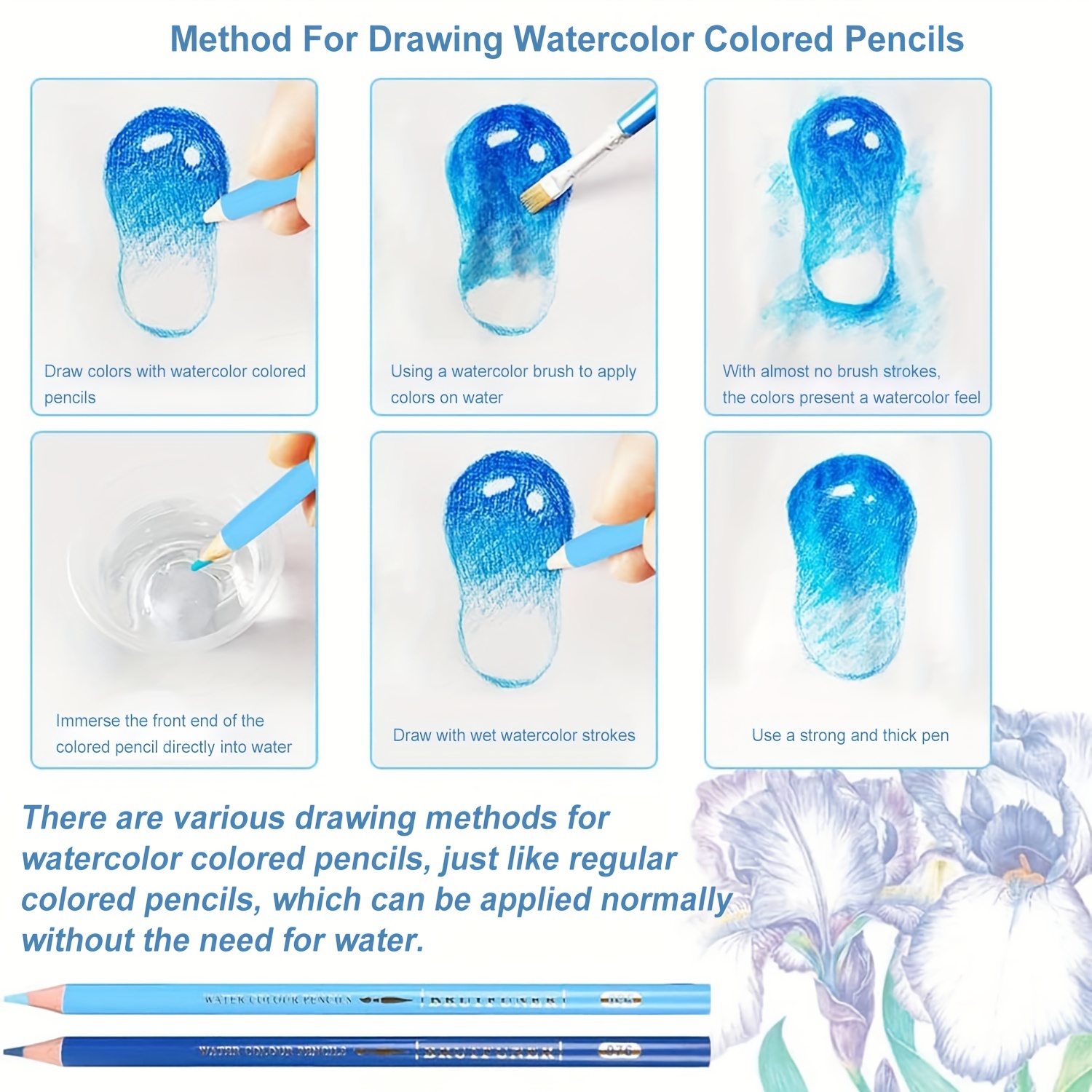 Watercolor Pencils - Professional /72/160 - Beautiful Blending Effects With  Wet Or Dry - Ideal For Coloring Book - Water Soluble Pencils For Kids  Adults Beginners - Temu