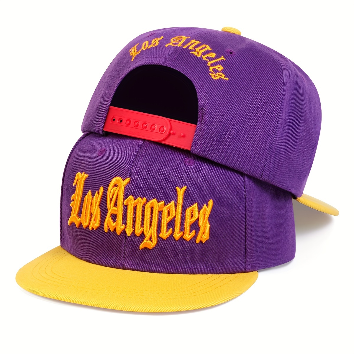 1pc Cappello Da Baseball Allaperto Regolabile Per Uomo Cappello Casual LOS ANGELES Ricamato Cappello Hip Hop dettagli 0