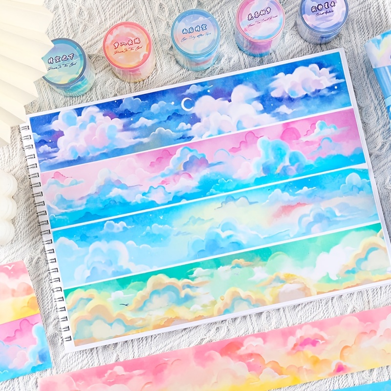 Blue Sky with Clouds Washi Tape