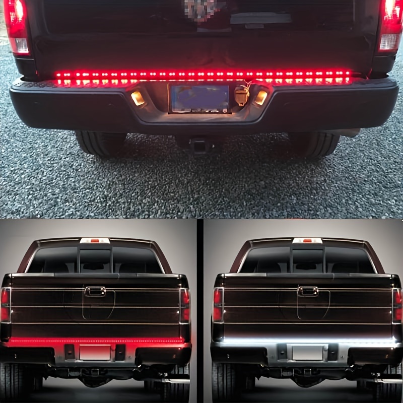 Pickup Truck Tailgate Led Strip Light Bar Triple Rows Turn Signal