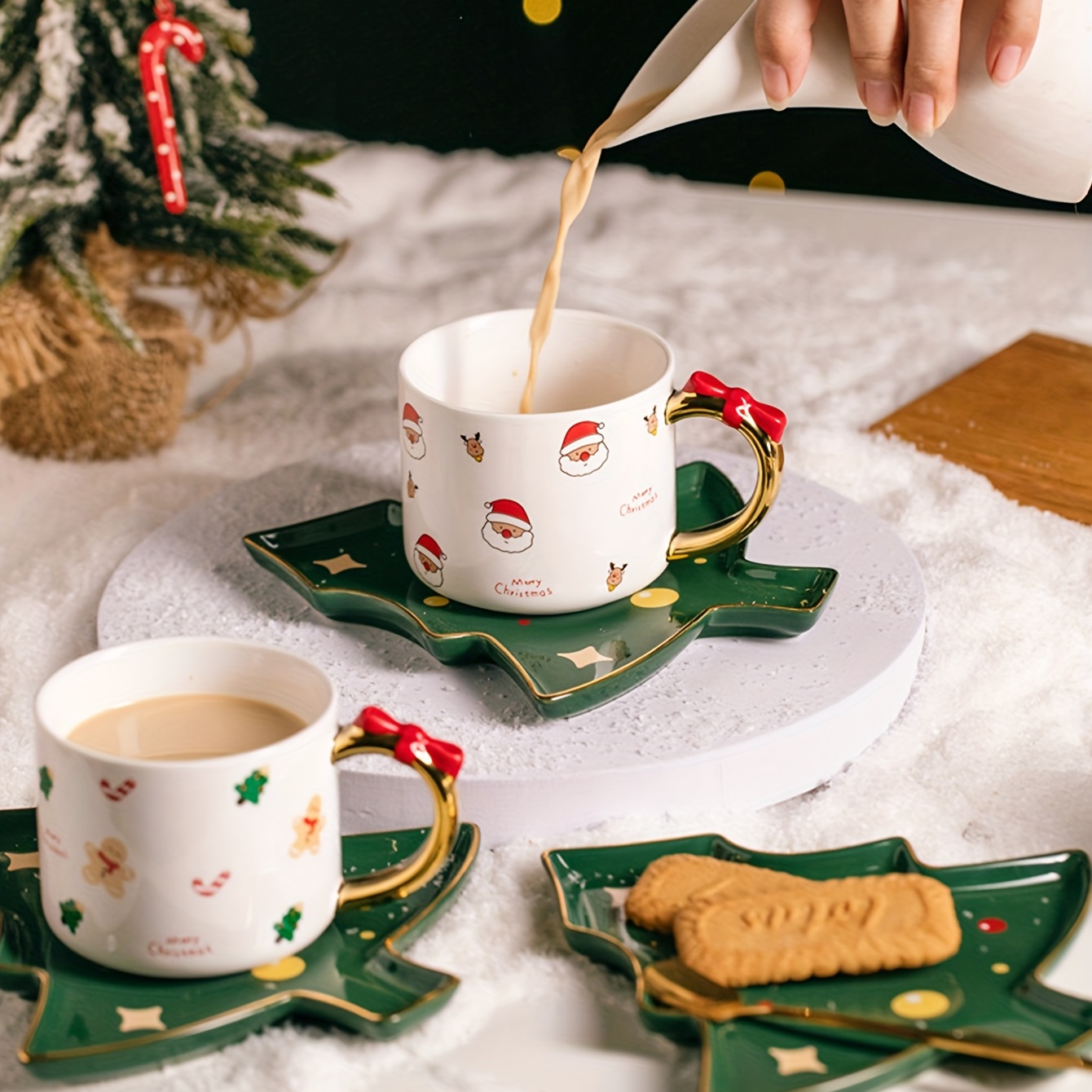  Taza esmaltada de 12 onzas – Taza de té de café con esmalte de  gato con impresión 3D, tazas de leche para el hogar con asa, regalo Love  People (XH2903-A015WH-8, 12.2 fl