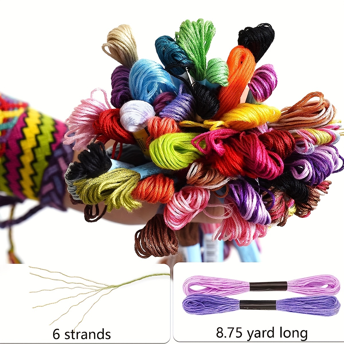 Cross Stitch Thread For Kids Adults - Temu