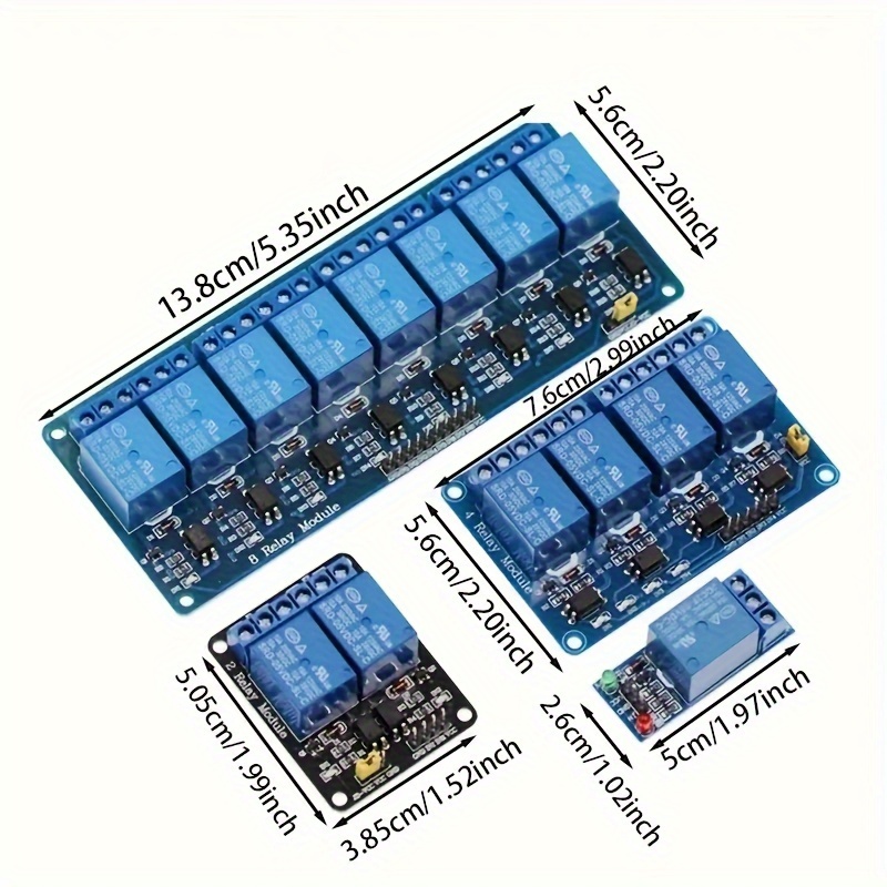 Module 8 relais 5V avec déclencheur bas niveau optocoupleur compatible