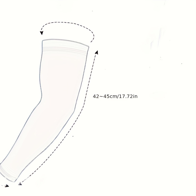 Men's Sunscreen Ice Silk Arm Protector Sleeves Outdoor Cycling