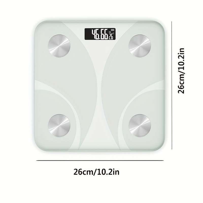Bluetooth Smart Bathroom Scale for Body Weight Digital Body Fat