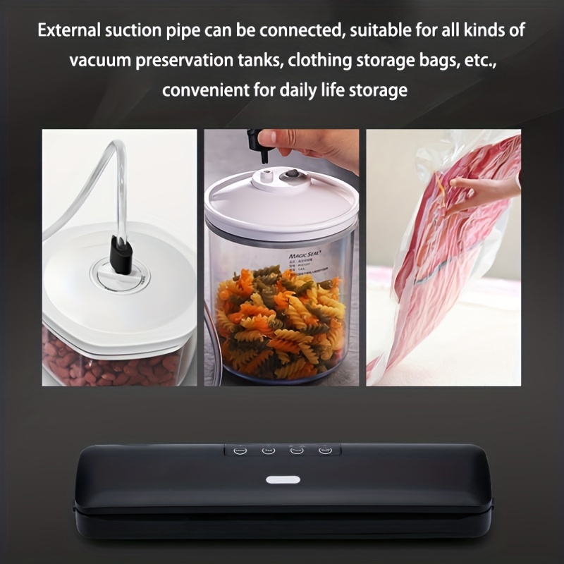 Hands-Free Food Sealer Automatic Vacuum Sealer OneTouch Operation