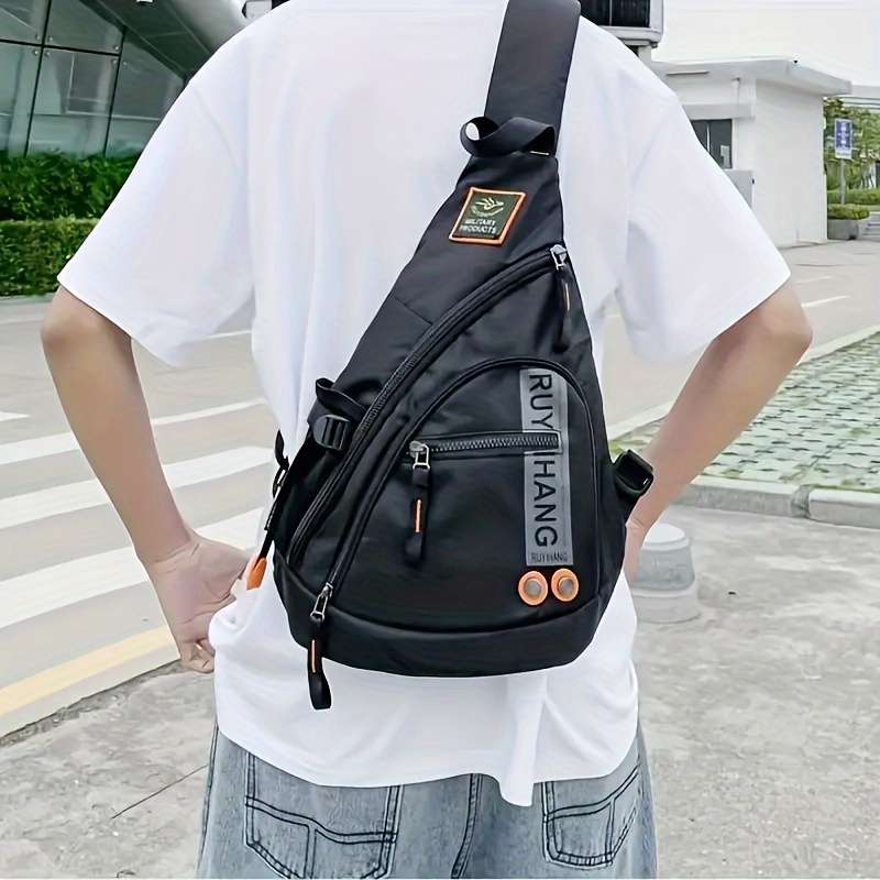 Mens Waterproof Large Capacity Shoulder Bag Multi Functional - Temu