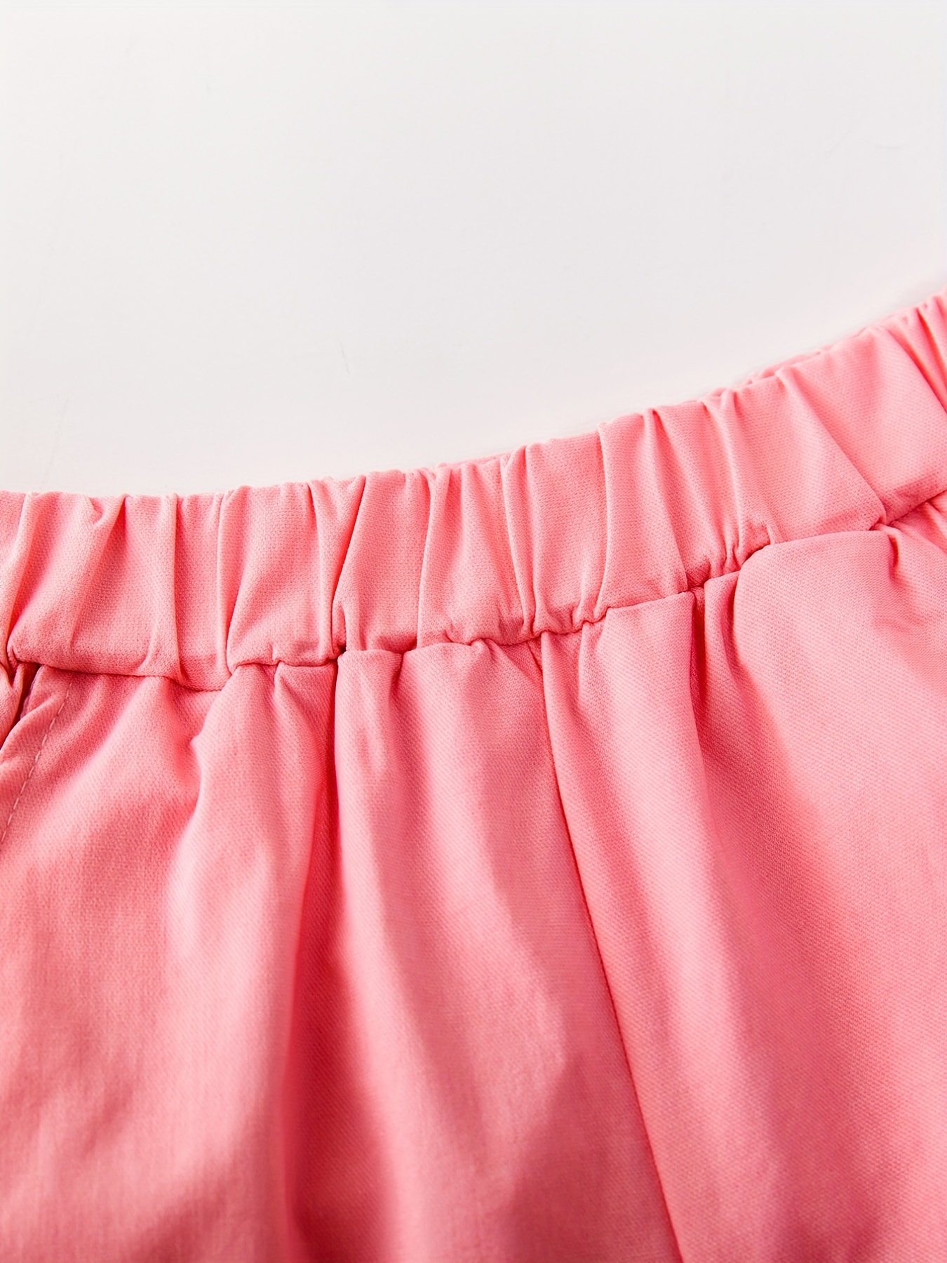 Girls' Summer Ruffle Edge Casual Shorts