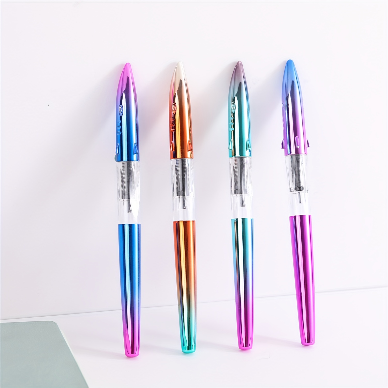 Rainbow Pen With Four Colors And One Core Diy - Temu