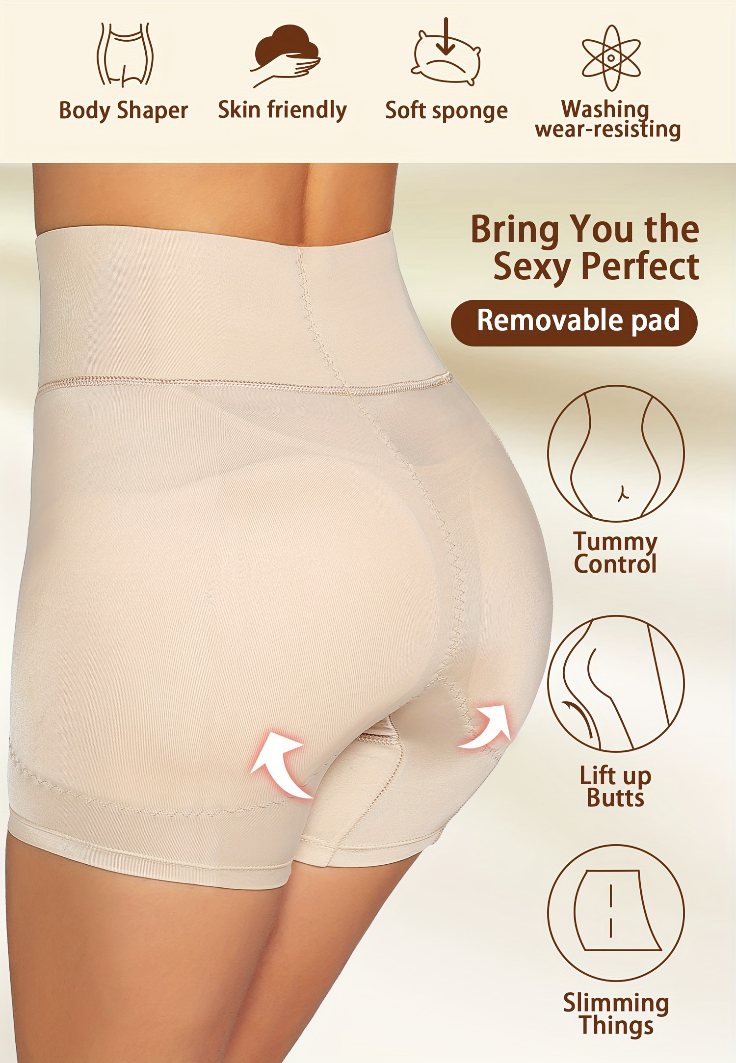 Knee Length High Waist Tummy Control Shorts – Shaperskin
