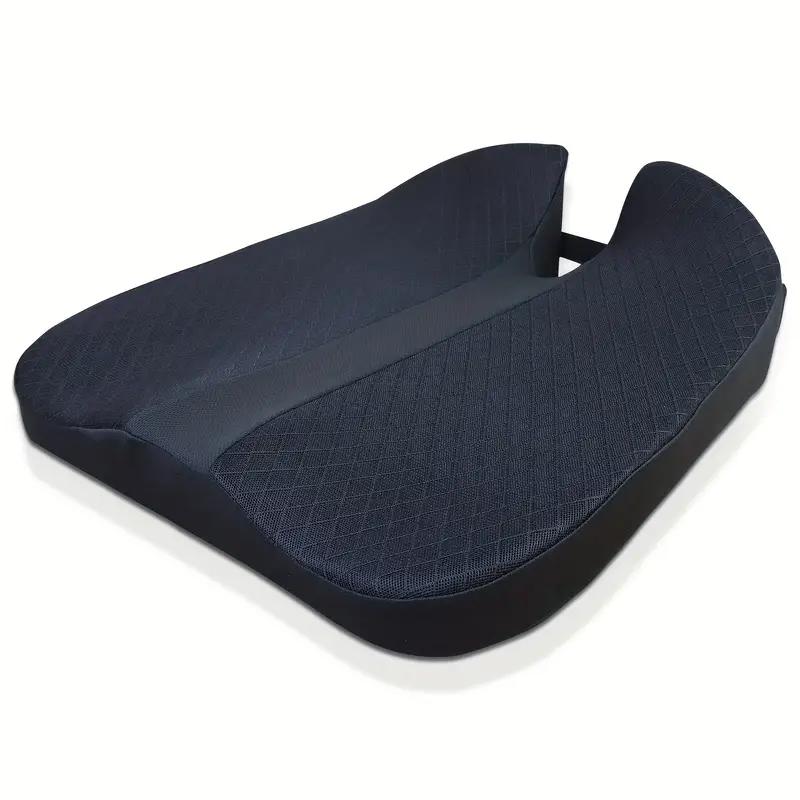 Car Seat Cushion Memory Foam Wider Comfort Butt Pad For Wheelchair