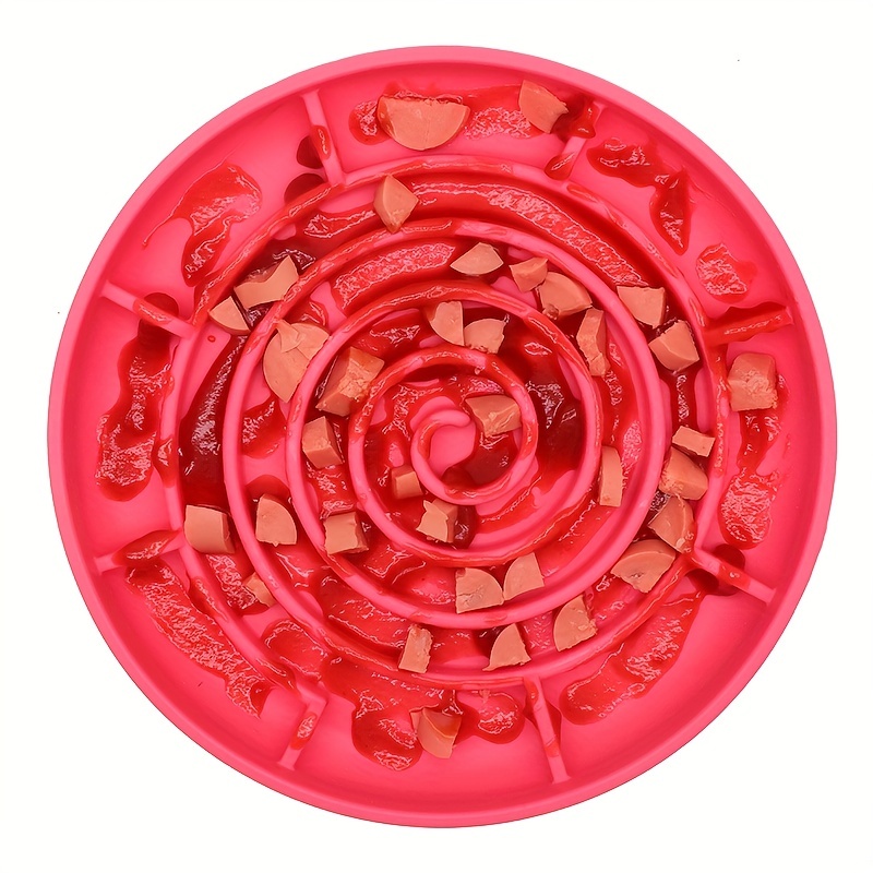 Large Non-slip Puzzle Dog Bowl - Slow Feeder For Medium & Large Dogs -  Prevents Choking! - Temu