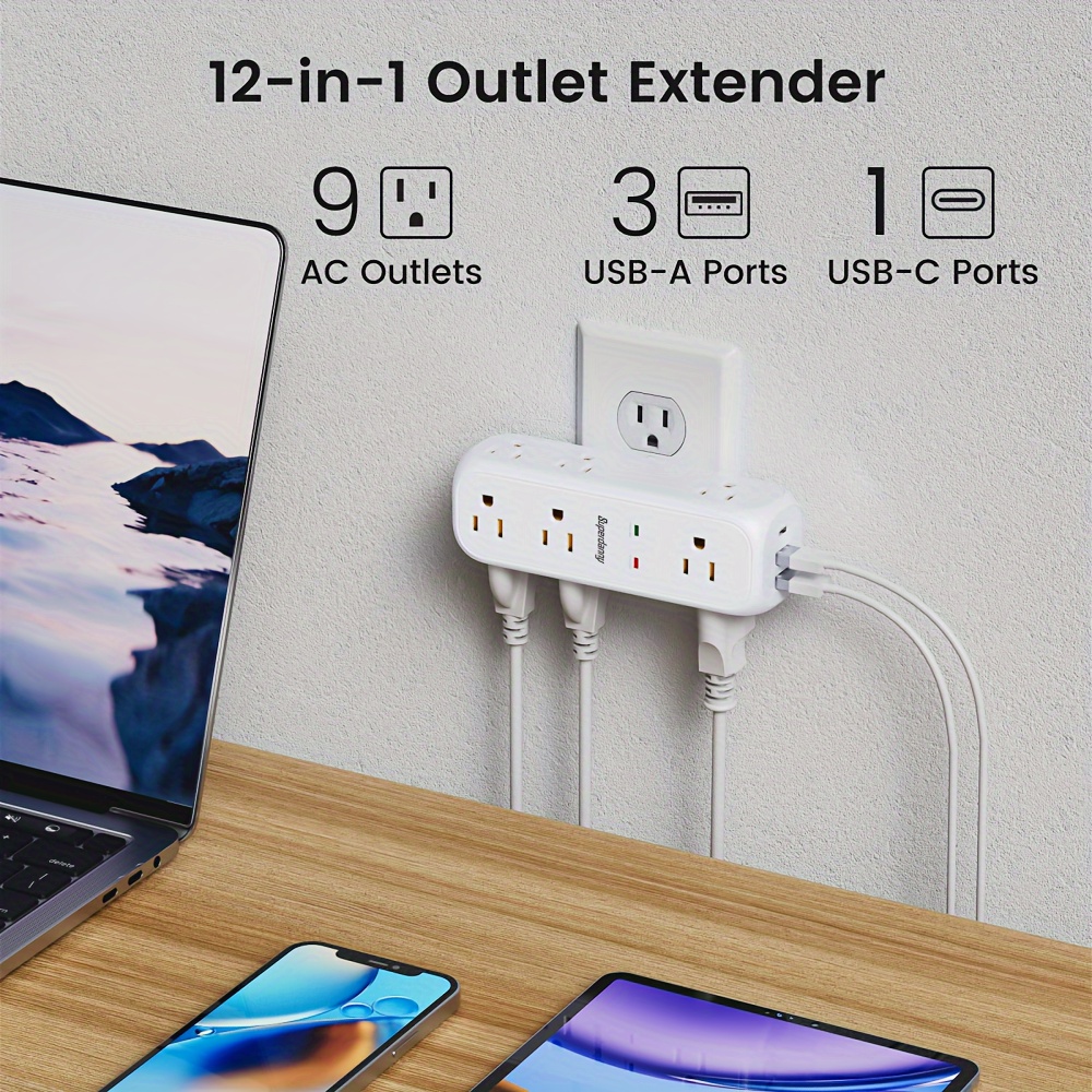 Surge Protector with USB-C and USB-A Ports (4 Outlet with 1 USB-C & 1  USB-A) | Belkin UK