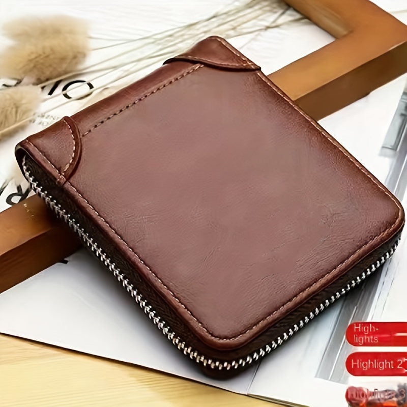 Leather 2 Sleeve Card Wallet