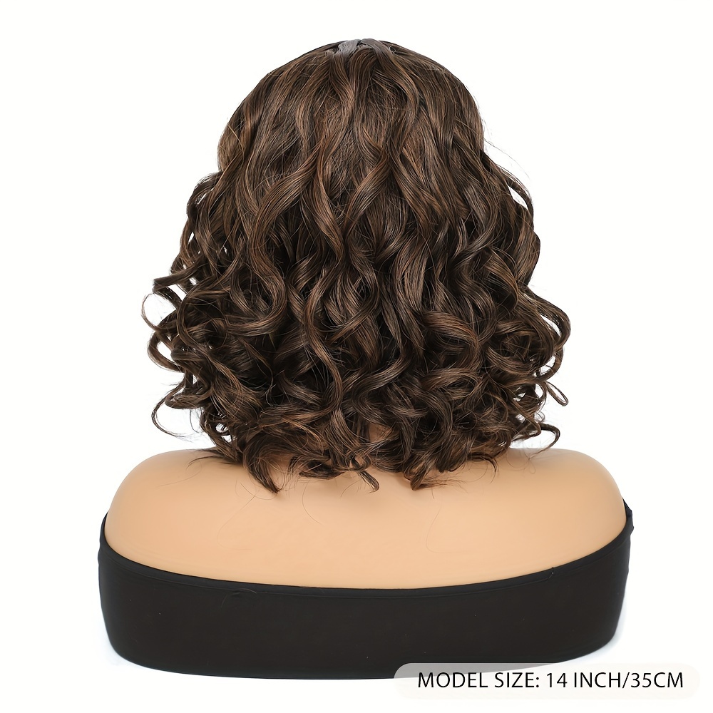 Medium curly outlet wig