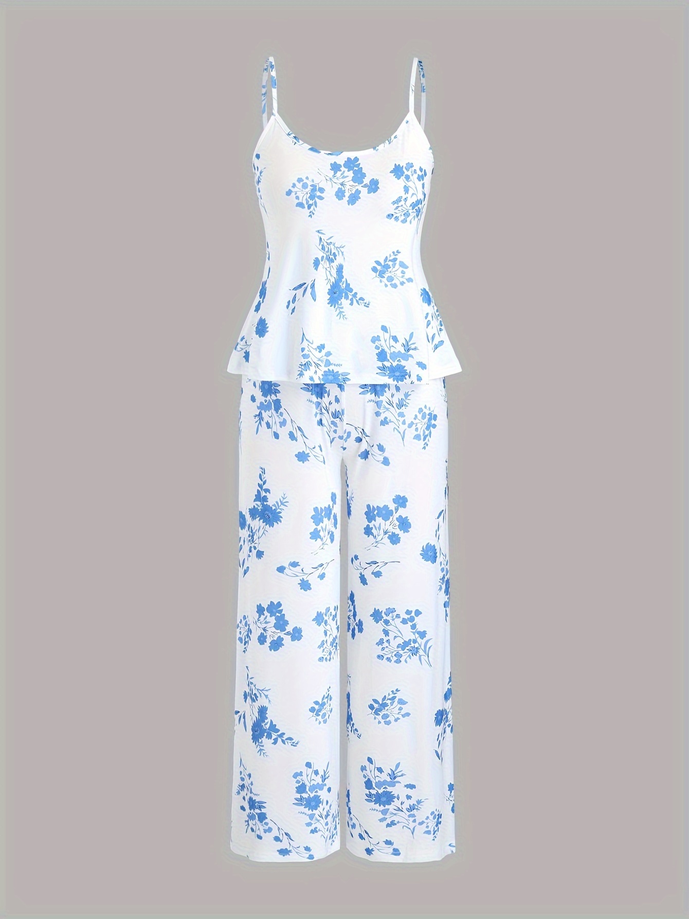 Women's Ditsy Floral Print Pajamas Set