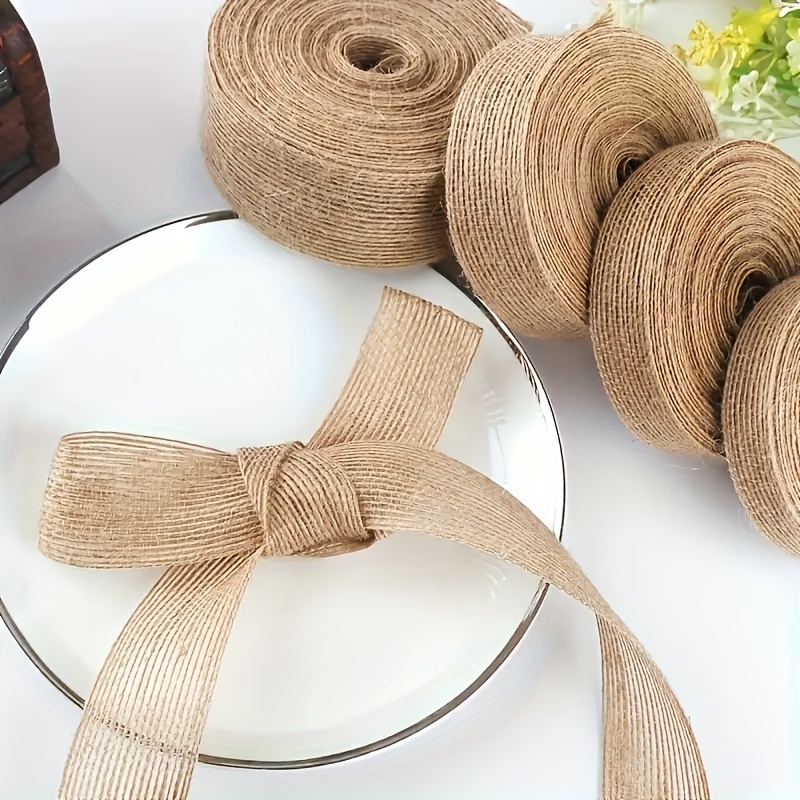 Christmas Tree Gift Wrapping Burlap Ribbon 10 Meters Long