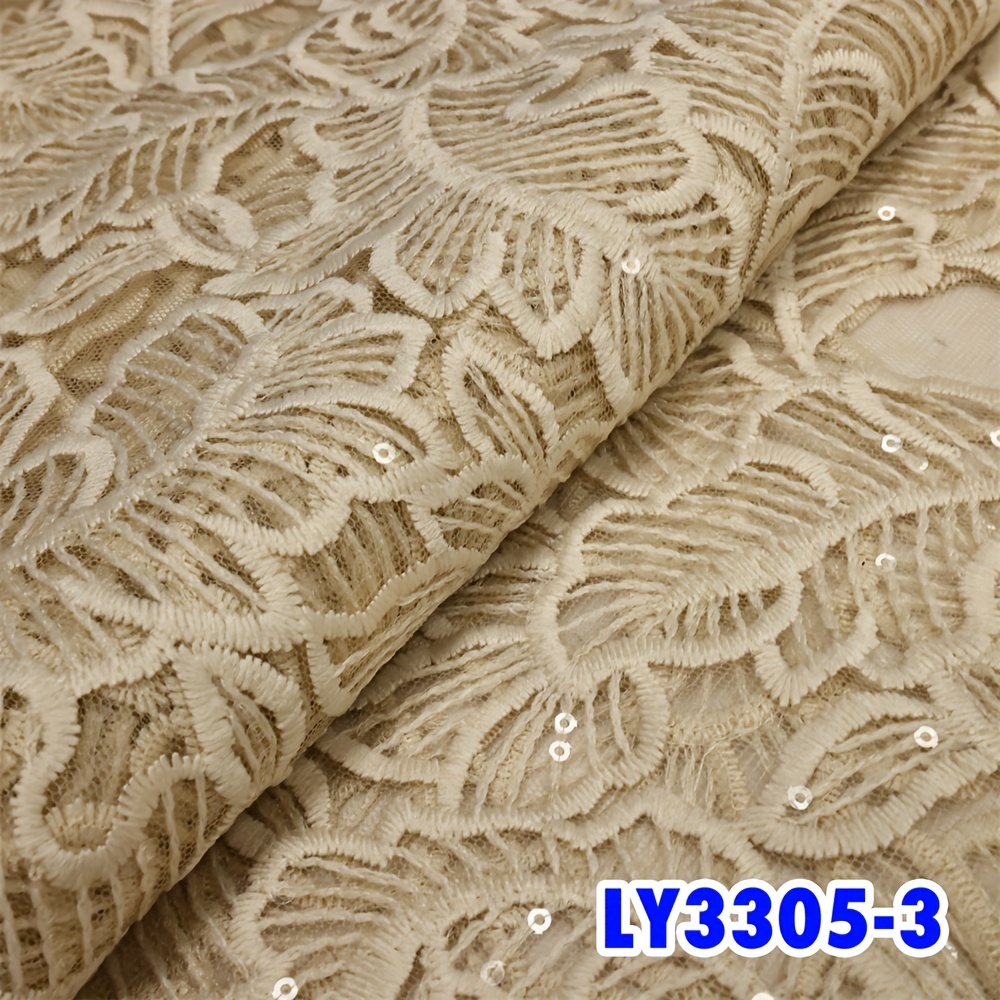 Tissue Net Lace Fabric Sequins 2023 High Quality French - Temu