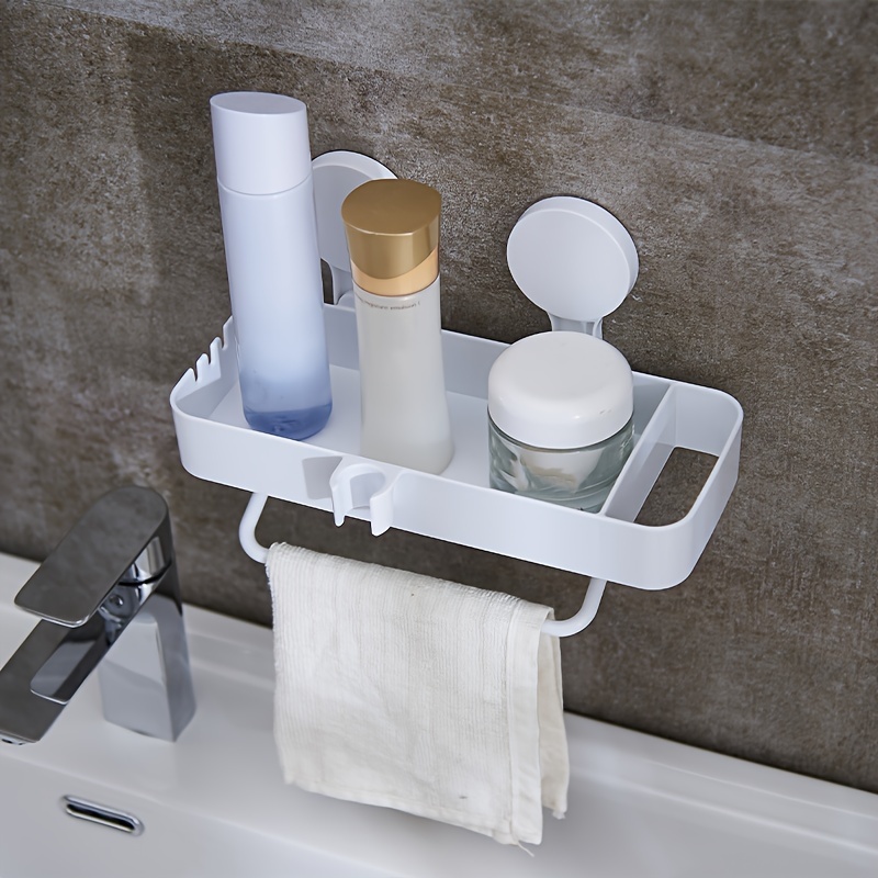 Ventosa de pared 6 ganchos toalla baño cocina soporte cocina baño gancho  fuerte estante de almacenamiento – Los mejores productos en la tienda  online Joom Geek