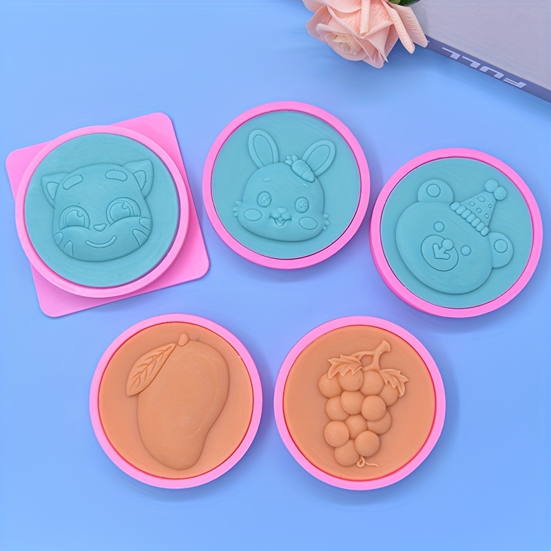 Diy Fruit Snack Mold Silicone Chocolate Cake Fudge And Fruit - Temu