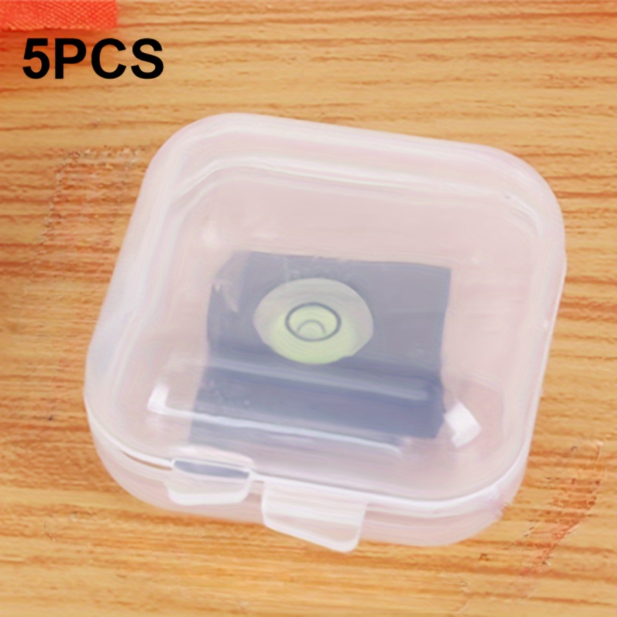 Mini Storage Box Transparent Square Plastic Box Empty Case - Temu