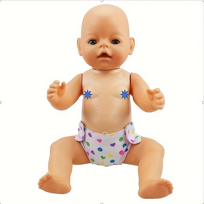  DC-BEAUTIFUL 4 Pack Baby Diapers Doll Underwear for 14-18 Inch Baby  Dolls, Suitable for Infant Dolls Baby Girls : Toys & Games