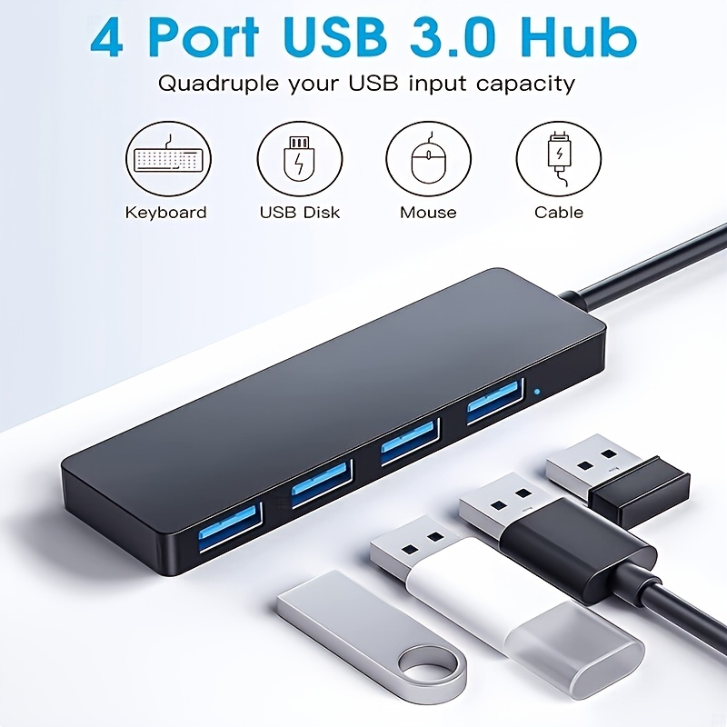 Usb c Hub 4 Port Type C To Usb 3.0 Adapter Ultra - Temu